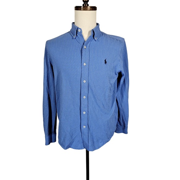Ralph Lauren Other - Ralph Lauren Shirt Mens Medium Featherweight Mesh Button Down Polka‎ Dot